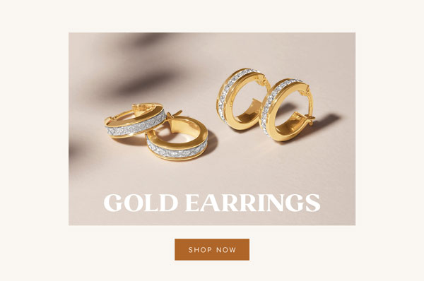 gold earrings